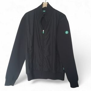 Save The Duck Jacket Men's Dylon Hybrid Knit Back Cuffs Lightweight Bomber Large